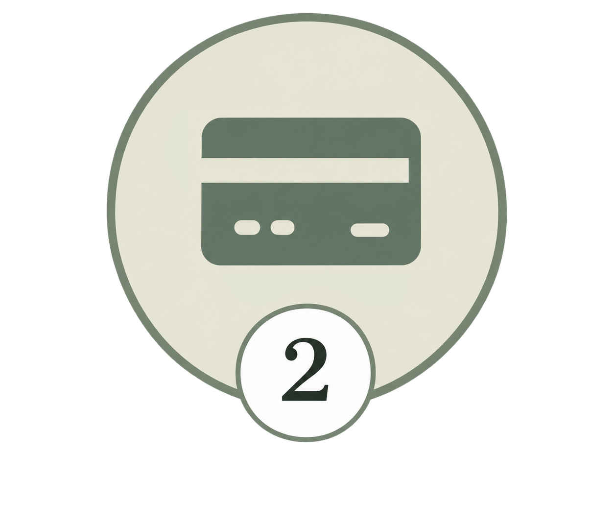 Credit card - pay for your item